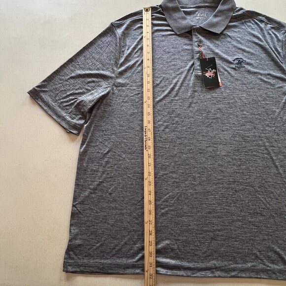 Beverly Hills Polo Club Mens T-Shirt gray short sleeve casual sport plus size 3X - Picture 8 of 16